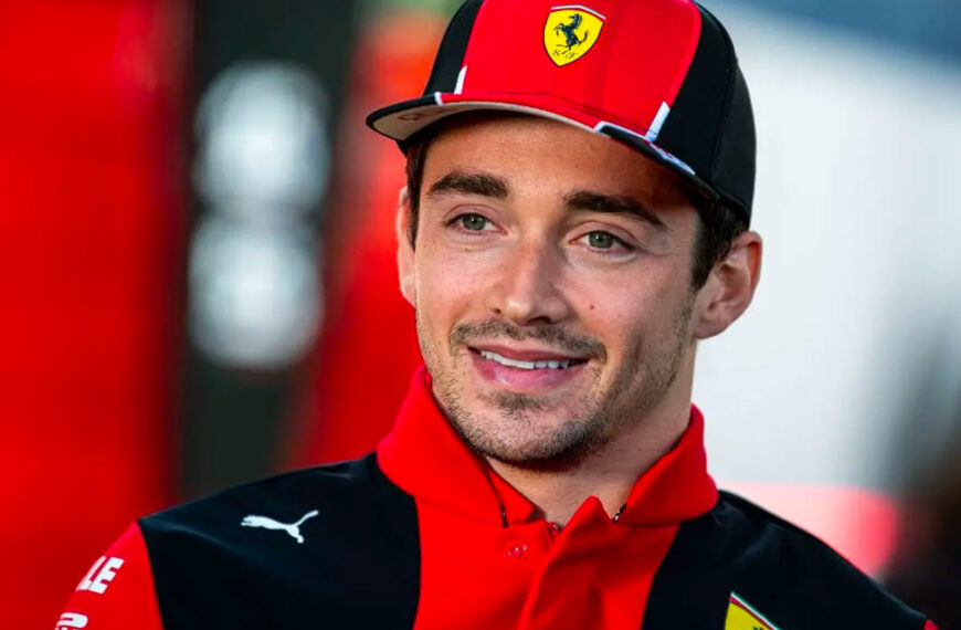 Charles Leclerc: Ferrari driver’s race helmet breaks record at Emilia-Romagna flood auction